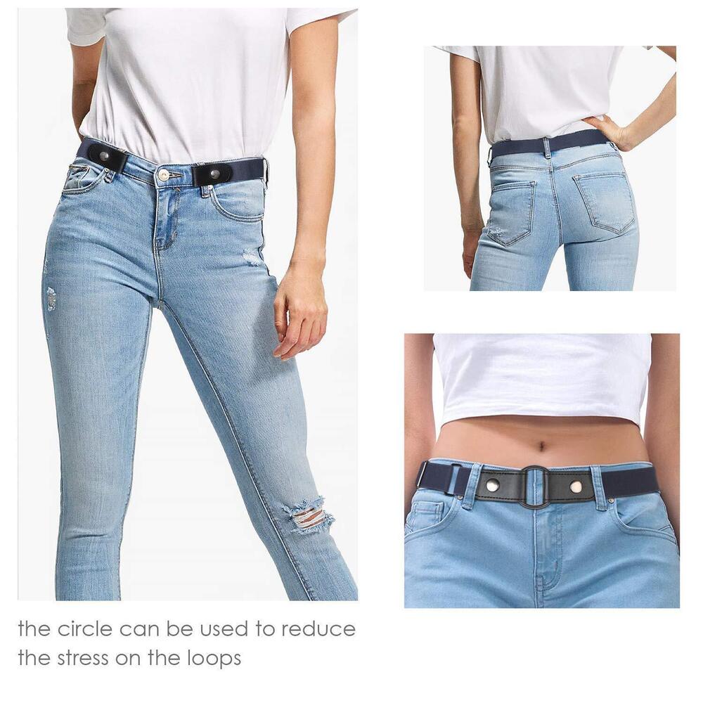 4526 No Buckle Elastic Stretch Belts For Men And Women, Comfortable View 3
